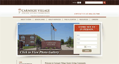 Desktop Screenshot of carnegievillage.com
